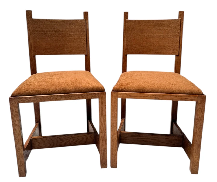 Two Art Deco Modernist Side Chairs by Hendrik Wouda for Pander, 1924